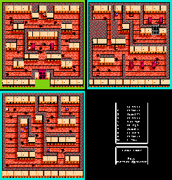 Thumbnail for a map of Uzuki Tower for the NES game Musashi no Bouken.