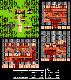 Thumbnail for a map of Uzushio for the NES game Musashi no Bouken.