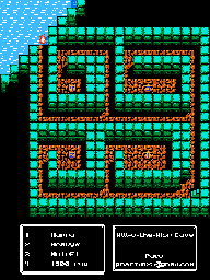 Thumbnail for a map of Will-O-The-Wisp Cave for the NES game Musashi no Bouken.