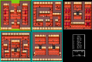 Thumbnail for a map of Yougetsu Tower for the NES game Musashi no Bouken.
