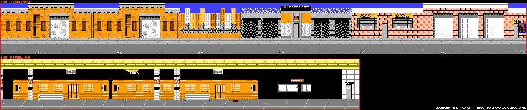 Thumbnail for a map of Stage 1 for the NES game NARC.