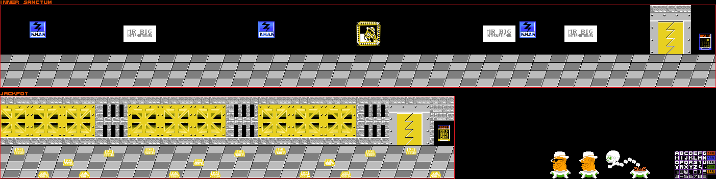 Thumbnail for a map of Stage 8 for the NES game NARC.