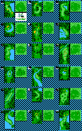 Thumbnail for a map of U.K. Course for the NES game NES Open Tournament Golf.