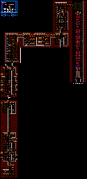 Thumbnail for a map of Stage 2: Abandoned Subway Tunnels for the NES game New Ghostbusters II.