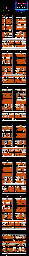 Thumbnail for a map of Stage 3: Peter's Apartment Building for the NES game New Ghostbusters II.