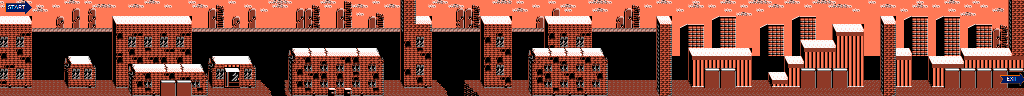 Thumbnail for a map of Stage 1-2: Watery Grave for the NES game Ninja Crusaders.