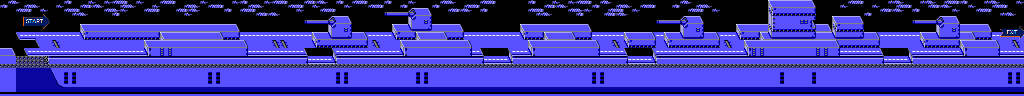 Thumbnail for a map of Stage 4-1: Hurricane Cruser for the NES game Ninja Crusaders.