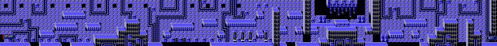 Thumbnail for a map of Stage 4-2: Wraith's Lair for the NES game Ninja Crusaders.