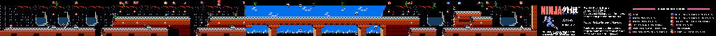 Thumbnail for a map of Act IV Scene 2 for the NES game Ninja Gaiden.