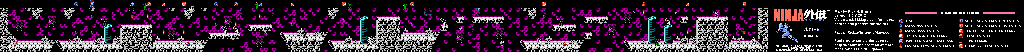 Thumbnail for a map of Act V Scene 1 for the NES game Ninja Gaiden.