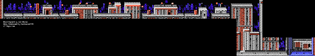 Thumbnail for a map of Act I Scene 1 for the NES game Ninja Gaiden - Episode II: The Dark Sword Of Chaos.