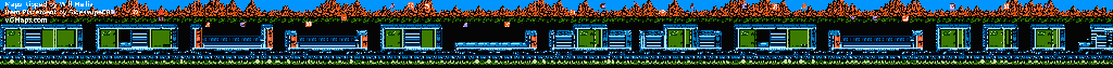 Thumbnail for a map of Act II Scene 1 for the NES game Ninja Gaiden - Episode II: The Dark Sword Of Chaos.