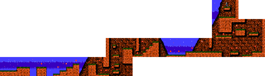 Thumbnail for a map of Act II Scene 2 (Unmarked) for the NES game Ninja Gaiden - Episode II: The Dark Sword Of Chaos.