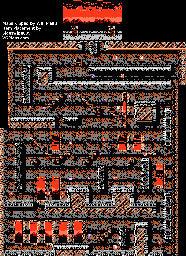 Thumbnail for a map of Act III Scene 2 for the NES game Ninja Gaiden - Episode II: The Dark Sword Of Chaos.