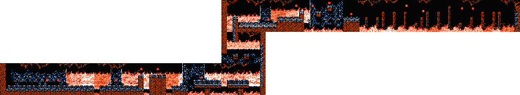 Thumbnail for a map of Act IV Scene 1 (Unmarked) for the NES game Ninja Gaiden - Episode II: The Dark Sword Of Chaos.