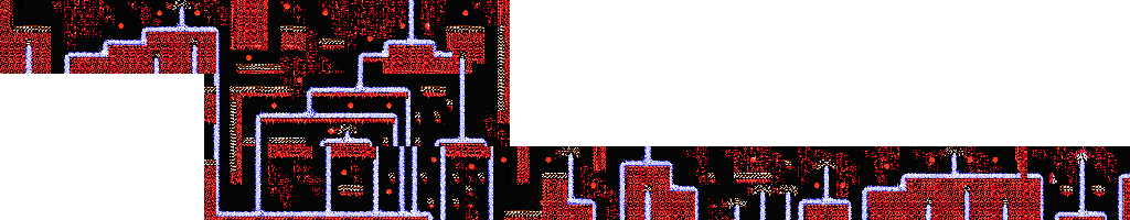 Thumbnail for a map of Act IV Scene 2 (Unmarked) for the NES game Ninja Gaiden - Episode II: The Dark Sword Of Chaos.