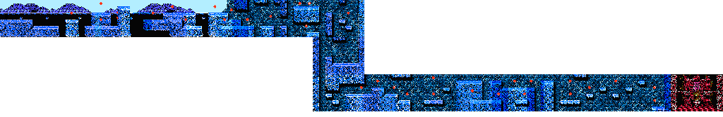 Thumbnail for a map of Act V Scene 3 (Unmarked) for the NES game Ninja Gaiden - Episode II: The Dark Sword Of Chaos.