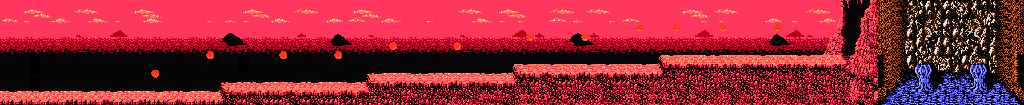 Thumbnail for a map of Act VI Scene 2 (Unmarked) for the NES game Ninja Gaiden - Episode II: The Dark Sword Of Chaos.
