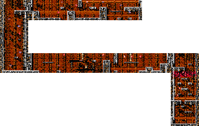 Thumbnail for a map of Act VII Scene 2 for the NES game Ninja Gaiden - Episode III: The Ancient Ship Of Doom.