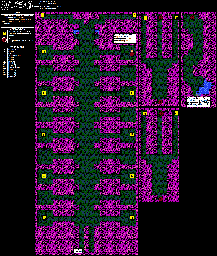 Thumbnail for a map of Centipede Cave for the NES game Ninjara Hoi!.