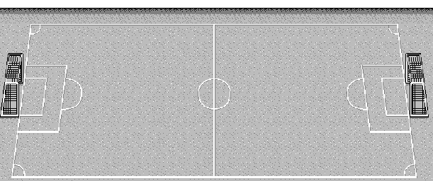 Thumbnail for a map of Concrete Field for the NES game Nintendo World Cup.