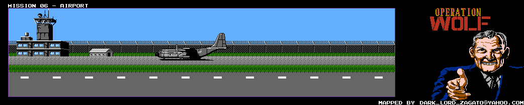 Thumbnail for a map of Airport for the NES game Operation Wolf.