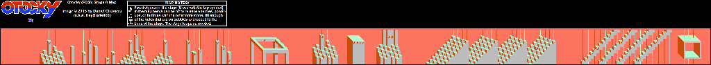 Thumbnail for a map of Stage 08 for the NES game Otocky.