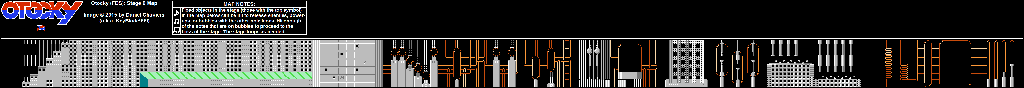 Thumbnail for a map of Stage 09 for the NES game Otocky.