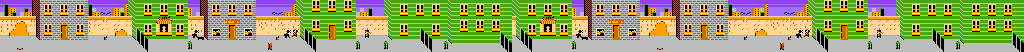 Thumbnail for a map of Stage 1 for the NES game Pizza Pop!.