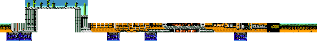 Thumbnail for a map of Stage 4 for the NES game P.O.W.: Prisoners Of War.