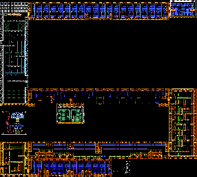 Thumbnail for a map of Stage 01 for the NES game Power Blade II.