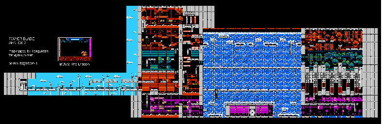 Thumbnail for a map of Sector 2 for the NES game Power Blade.