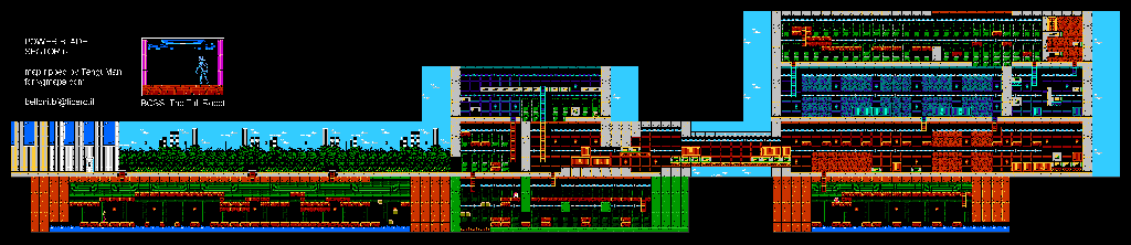 Thumbnail for a map of Sector 6 for the NES game Power Blade.