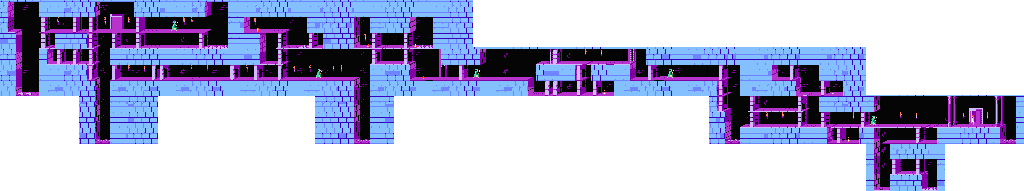 Thumbnail for a map of Level 02 for the NES game Prince Of Persia.