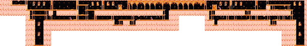 Thumbnail for a map of Level 04 for the NES game Prince Of Persia.
