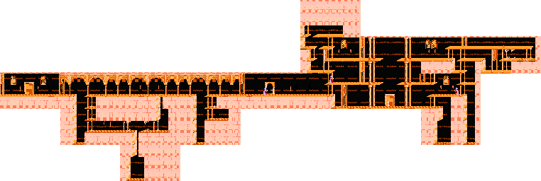 Thumbnail for a map of Level 05 for the NES game Prince Of Persia.