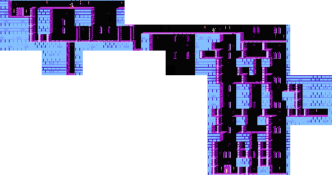 Thumbnail for a map of Level 12 for the NES game Prince Of Persia.