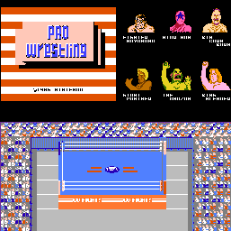 Thumbnail for a map of Ring for the NES game Pro Wrestling.