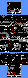 Thumbnail for a map of Boomerang Kid The Castles for the NES game Quattro Adventure.
