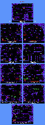 Thumbnail for a map of Boomerang Kid The Caves for the NES game Quattro Adventure.