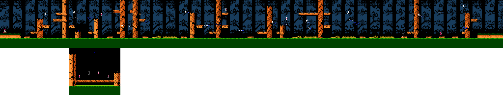Thumbnail for a map of Linus Spacehead Level 4: Swamp Stress for the NES game Quattro Adventure.
