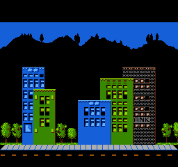 Thumbnail for a map of Day 005: Burbank for the NES game Rampage.