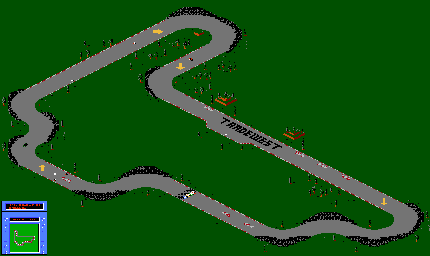 Thumbnail for a map of Track-06 for the NES game R.C. Pro-Am II.