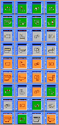 Thumbnail for a map of Tracks (In-Game Map) for the NES game R.C. Pro-Am II.