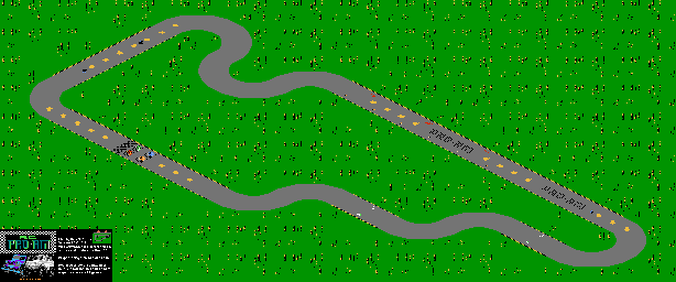 Thumbnail for a map of Level 16 for the NES game R.C. Pro-Am.