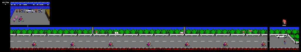 Thumbnail for a map of Mission 2 for the NES game Renegade.