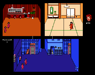 Thumbnail for a map of Mission 3 for the NES game Renegade.