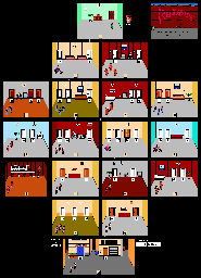 Thumbnail for a map of Mission 4 for the NES game Renegade.