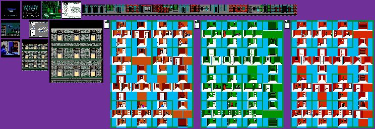 Thumbnail for a map of Map for the NES game Rescue: The Embassy Mission.
