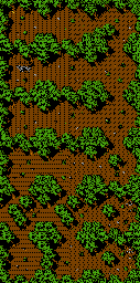 Thumbnail for a map of Boar Forest for the NES game Robin Hood: Prince Of Thieves.